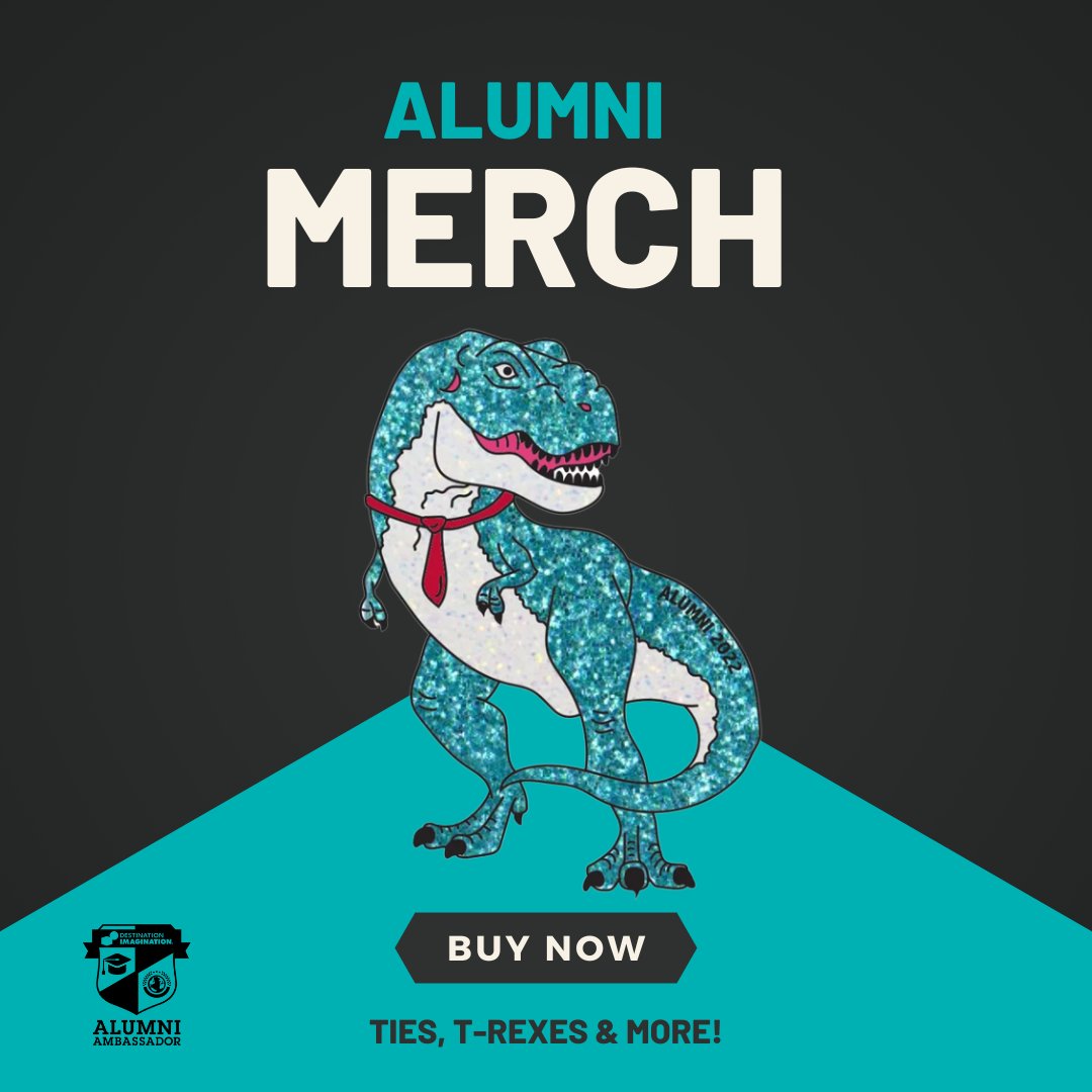 IDODI's tweet photo. Are you a DI alum or soon-to-be DI alum? Show your alumni pride with an official DI Alumni Ambassador red tie or limited-edition Tie-rannosaurus Rex pin. These are only available while supplies last, so buy yours today! https://t.co/FVRnkv7Xai
#TiedToDI https://t.co/zBQaGPXhG9