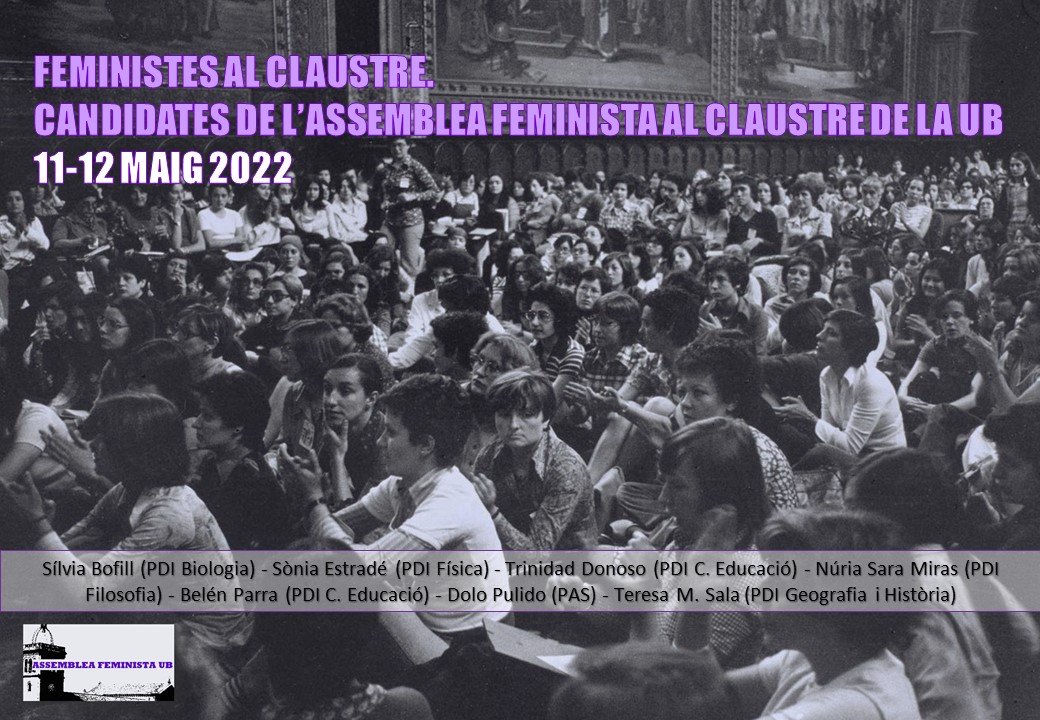 assfeministaUB's tweet photo. 🔥🔥Algunes dones de l'Assemblea Feminista de la Universitat de Barcelona ens presentem a les properes eleccions a Claustre per seguir enfrontant-nos a les estructures patriarcals de la UB 🔥🔥

Fil 👇 https://t.co/yFPSAHCagO