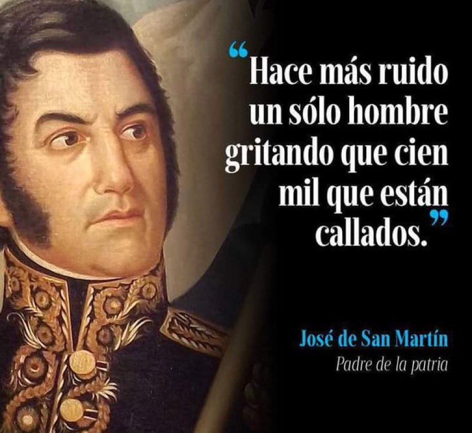 Nikgaturro's tweet photo. San Martín, más actual que nunca. https://t.co/TeEhc62jvx