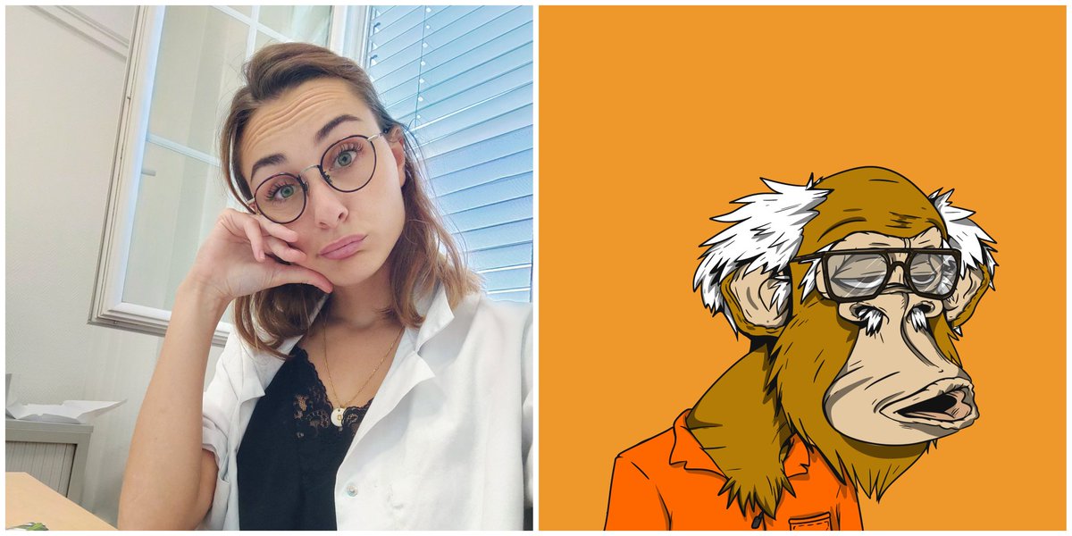 Mbougzi's tweet image. 🧡 This is me #IAMGACC / happy french nutritionnist enjoying my #GACC journey for 4 months already ! Thank you now and forever @GrandpaApeCC for this 🧡 #3525 #gaccfam