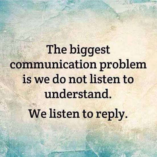 It is so important to truly listen! 🙌