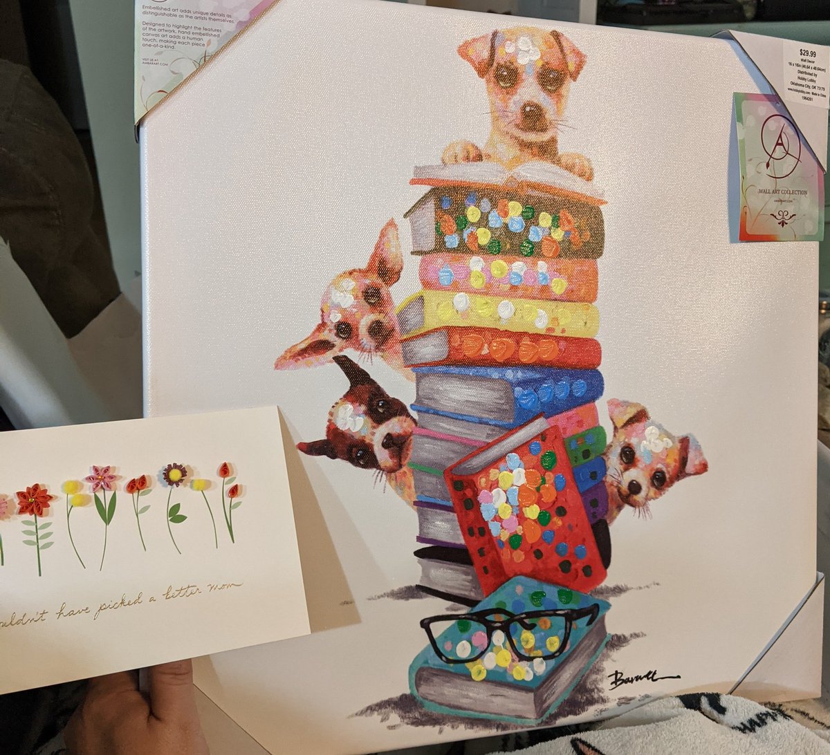 HauntedJen's tweet image. The dogs got me a little something special yesterday. 🥰🐶🐾🎁