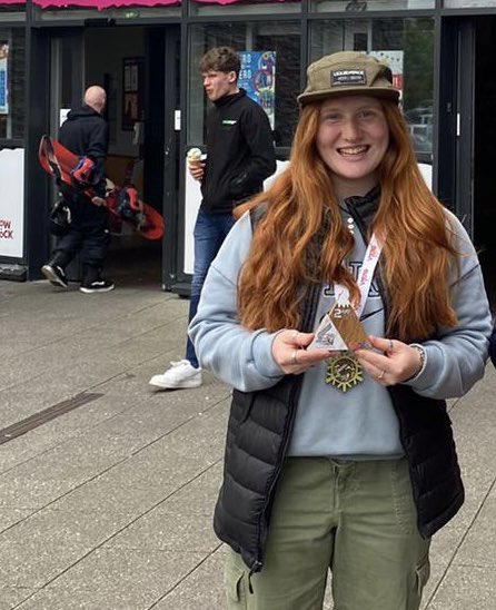 Congratulations again to Amber in U4 who had more fabulous results in her races over the weekend. 1st place in the u16s and 2nd place overall #ohgirls #smashedit