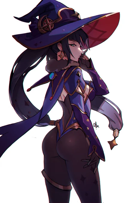 Mona from Genshin, slightly older pic 