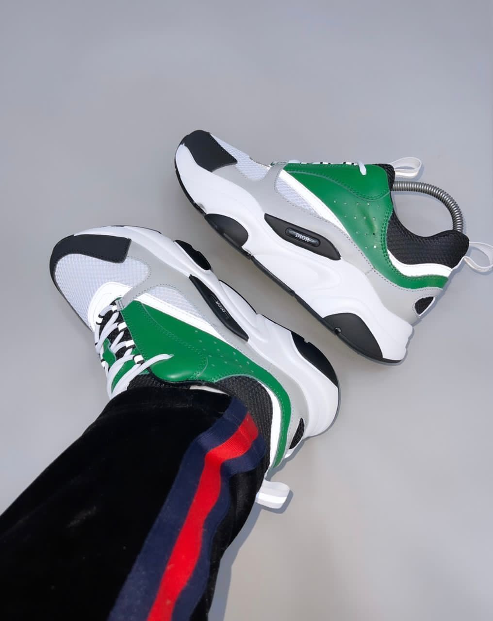 EVERYTHING FEETS on X: Dior B22 Homme Technical sneakers White/Green  Reflective *Price : N42,000 Size 40-46 ‼️ Photoshop Man of God Apostle  #ASUU ‼️  / X