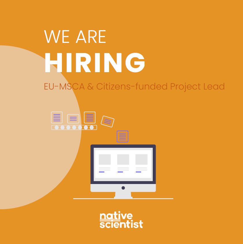 We have an open position to manage an EU-funded project in partnership with <a href="/Neuro_CF/">ChampalimaudResearch</a> / <a href="/ChampalimaudF/">ChampalimaudF</a>, <a href="/IMMolecular/">iMM</a> and @ImpactEd_tweets. Find out more here: bit.ly/3ygqKUD

#NativeCareers #hiring #jobsearch