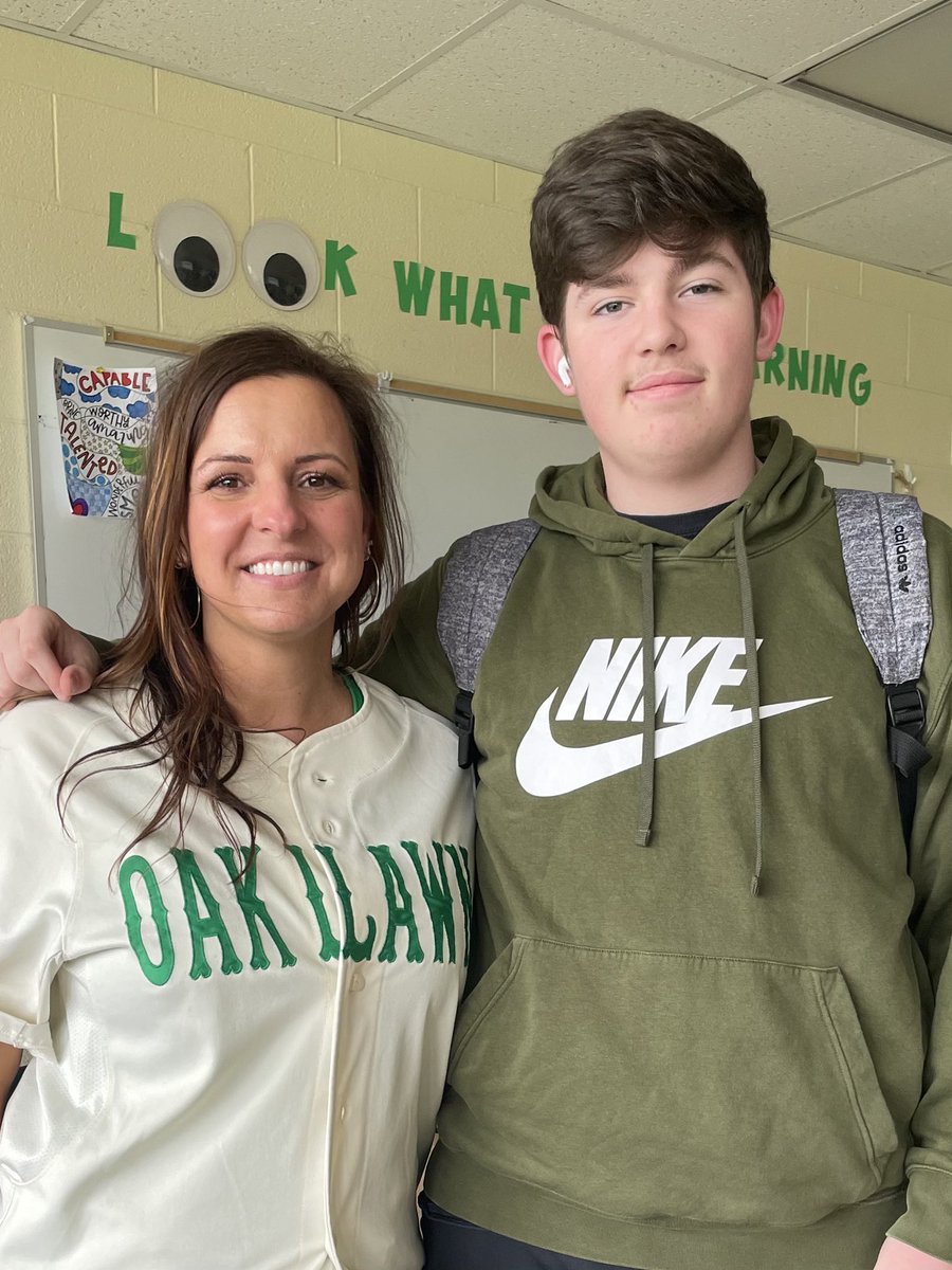 We appreciate our teachers! Mrs. Black was chosen by Ryan Madden. Ryan said, ”Mrs Black was my teacher for freshman year and senior year and I loved both classes. She is very nice and goes out of her way to make class fun.” #olchspride