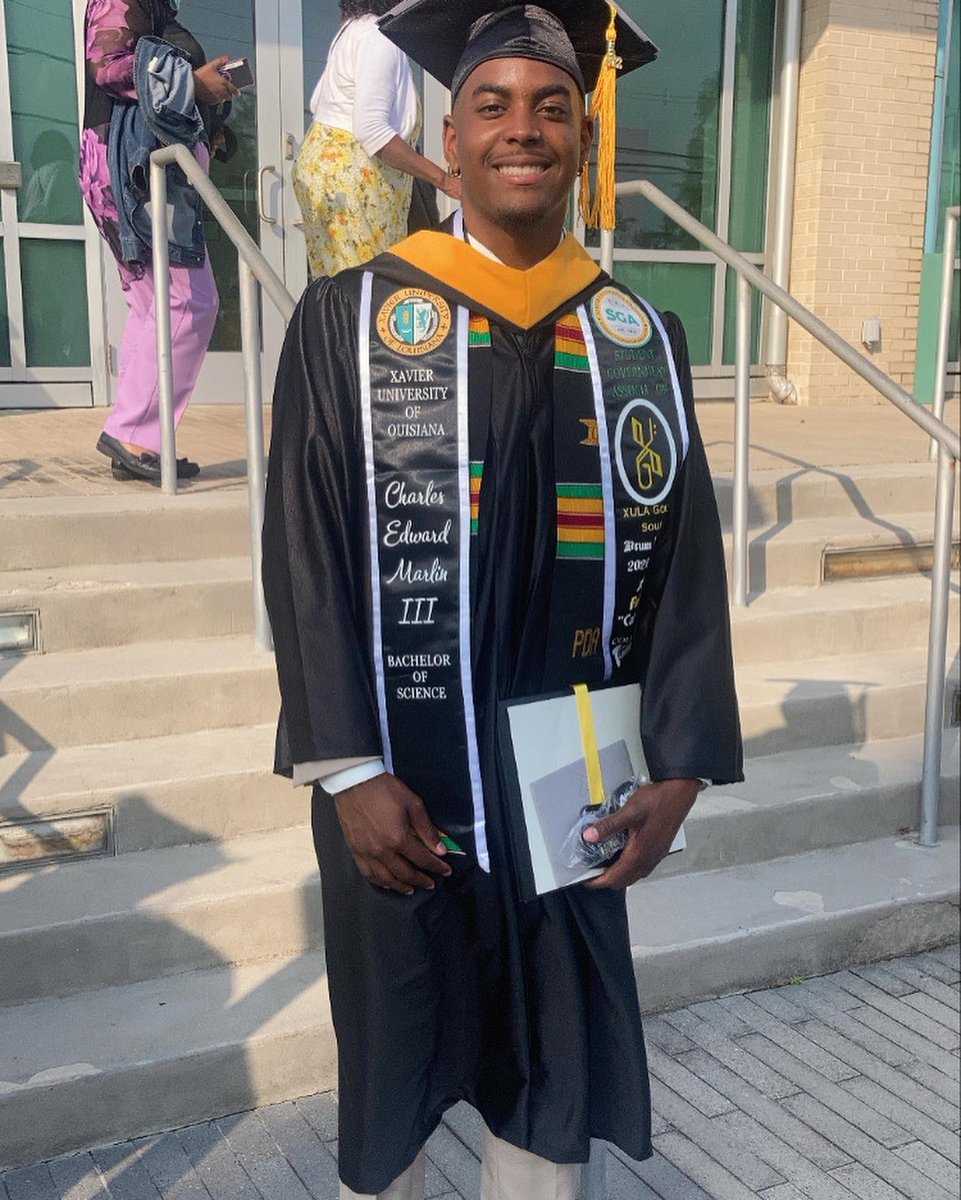 XulaGoldenSound's tweet photo. Congratulations to the Xavier University Band members who received their bachelor’s degree this past weekend. 
-Charles Marlin III
-Bria Ward
-Tianna Milligan
-Kaitlyn Talyor 
-Summer Lander
-Milana Thompson
-Shamari Pitts 
-Autumn Foster
-Sharon Ogbonna
-Taylor McClam https://t.co/F3zobnTMiy
