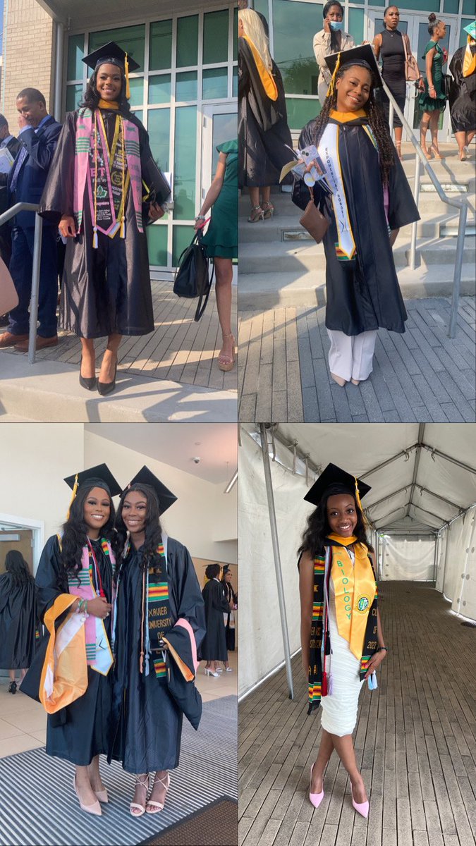XulaGoldenSound's tweet photo. Congratulations to the Xavier University Band members who received their bachelor’s degree this past weekend. 
-Charles Marlin III
-Bria Ward
-Tianna Milligan
-Kaitlyn Talyor 
-Summer Lander
-Milana Thompson
-Shamari Pitts 
-Autumn Foster
-Sharon Ogbonna
-Taylor McClam https://t.co/F3zobnTMiy