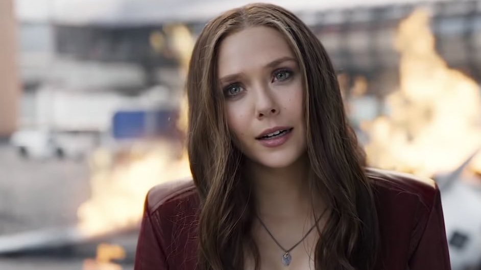 witchywandas's tweet photo. another iconic head tilt to add to the collection #ScarletWitch https://t.co/DuPM85HlKW