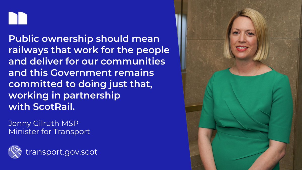transcotland's tweet photo. From now until 15 May, book half-price tickets for off-peak @ScotRail services in Scotland.

Funded by @scotgov, @JennyGilruth says this offer confirms our commitment to providing value for money to the taxpayer.

#YoursToUse

Read more ➡️ https://t.co/DeB9PTD2nJ https://t.co/82AQWtk7qt