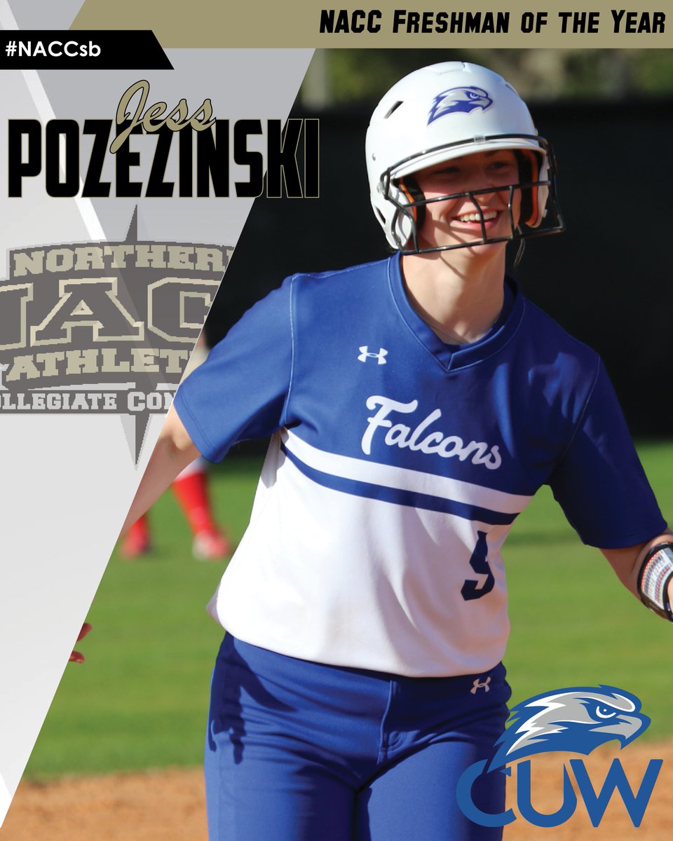 NACC_sports's tweet photo. #NACCsb 🥎 | NACC Announces All-Conference Softball Team, Major Awards

🏆 Pitcher: Gina Followell, @cuwfalcons
🏆 Pos. Player: Lexi Martin, @wlcsports
🏆 Freshman: Jess Pozezinski, CUW
🏆 Coaching Staff: CUW (Steve Crook, HC)

📰 https://t.co/p0k7QkiY1k

#NACCtion #d3sb https://t.co/KXrS02754R