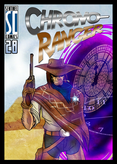 CGAPod's tweet photo. Since I (social media lady Robin) picked up this gig I've been going through my favorite Sentinels of the Multiverse characters, just because we're having a lot of fun with the #SentinelsRPG in our current game. I love that there's a whole hero whose thing is time travel but gun https://t.co/H7GomVvKw1
