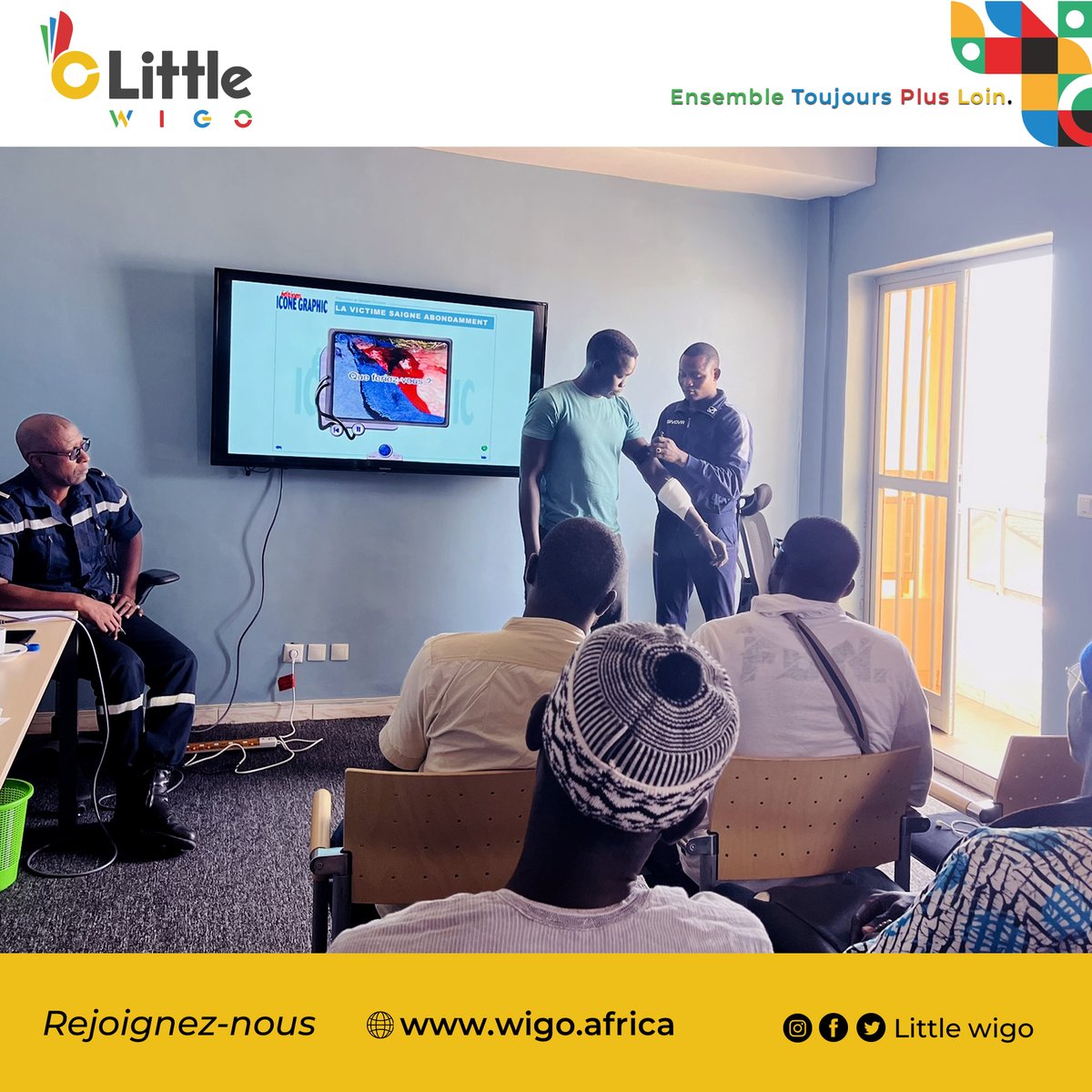 LittleWIGO's tweet photo. Matinée de formation aux premiers secours, pour nos chauffeurs dans les locaux de Wigo.✨

Wigo, Ensemble plus loin!👌🏾

#transport #littlewigo https://t.co/9GN7lcYD62