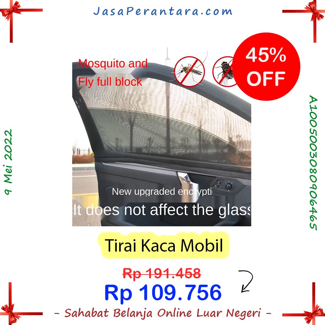 JasaPerantara's tweet photo. Tirai Kaca Mobil 9 Mei 2022. Diskon 45% hanya Rp 109.756.

Pemesanan : https://t.co/kw267xHOS1

Detail Produk : https://t.co/Wtmp0k9o3L

#tirai #kaca #mobil #car #curtain #sunblock #shade #cover #mosquito #mesh #screen #window #insulation #privacy #protective #cloth #sedan #suv https://t.co/cIgqxCoi3m