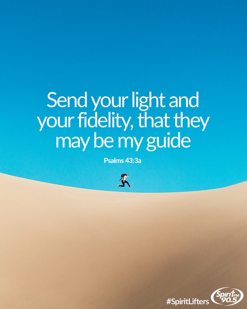 ItsMySpiritFM's tweet photo. Guide us to your will today and every day, God. 🙏 #SpiritLifters #LiveWithSpirit
#Light #TheWay #OurPath #Love #Guidance #Peace #ChristianRadio #Catholic #Christian #TampaBay #Radio https://t.co/EvNVSkKTag