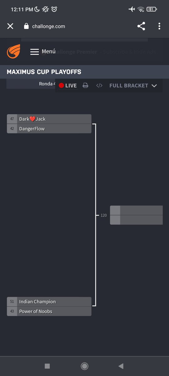 Guerra de infarto en los 4tos de final en
<a href="/esports_maximus/">Maximus Esports</a> cup

✅ <a href="/DangerflowC/">Dangerflow ES</a> 🆚 #DarkJack

Gg a los rivales, con esta victoria nos metemos a la semifinal en el upper bracket vamos 🔥🔥🔥❤️🙏