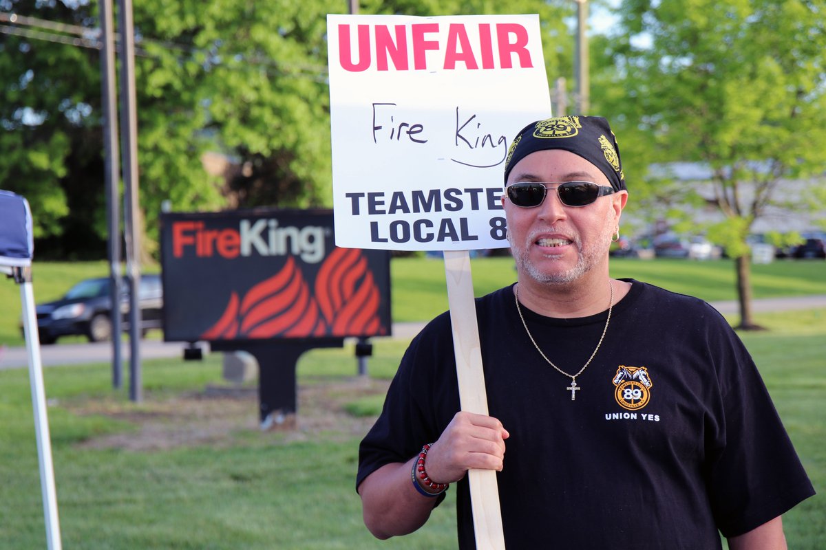 Teamsters89's tweet photo. In the early hours of Monday morning Teamsters Local 89 members at Fire King began an Unfair Labor Practice (ULP) Strike against their Employer.

Read more: https://t.co/gsdecV7UHZ https://t.co/sZ32LIXAGU