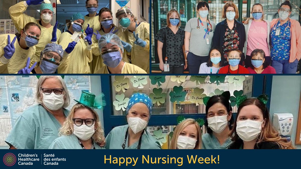 ChildHealthCan's tweet photo. It's National #NursesWeek! @ChildHealthCan would like to say thank you to all of the incredible nurses who go above and beyond every day to care for our children and youth in Canada! We see you and value your hard work and dedication.

#IKnowANurse https://t.co/xET6SqxhKH