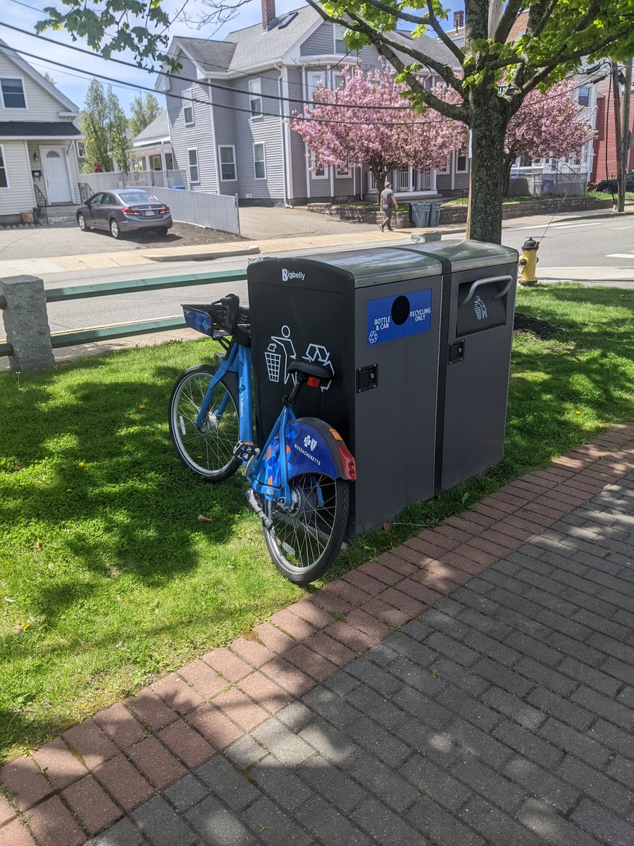 EamonDawes's tweet photo. Second spotted at Gilmore Playground within a week. It's almost like @CityofWaltham should put a #BlueBike station here https://t.co/bg127nw7I8