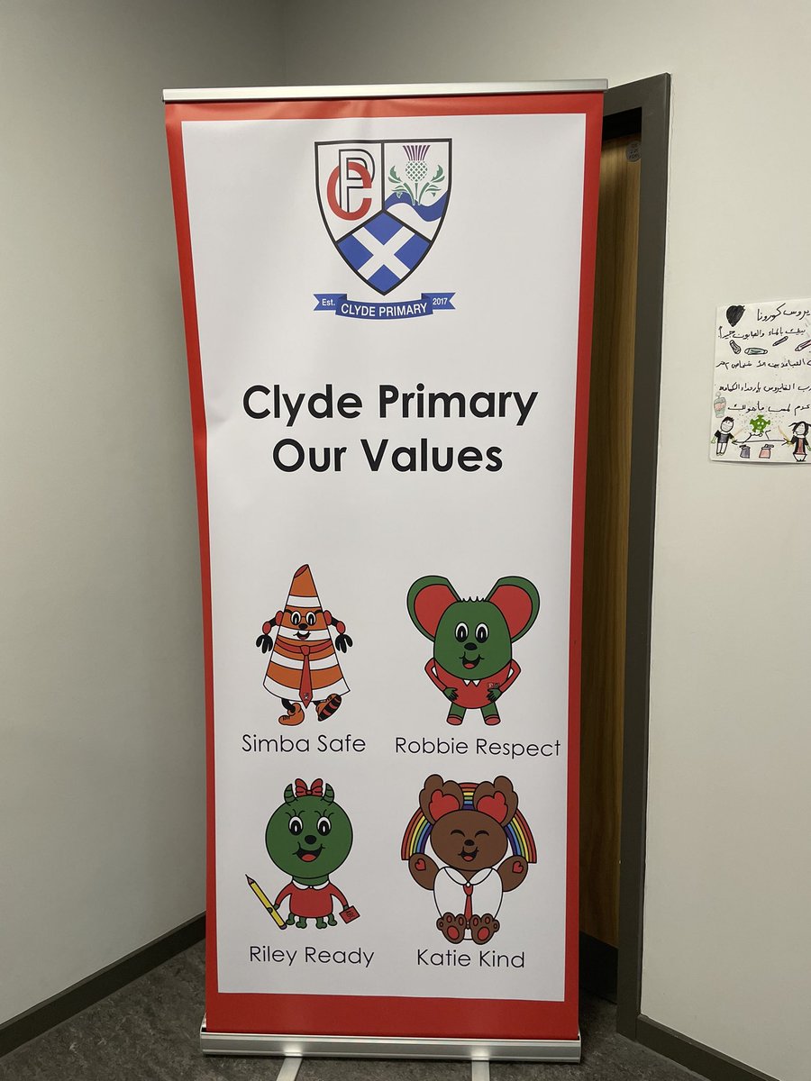 ClydePrimary's tweet photo. Check out our new Value banners. #ClydeValues 😍 https://t.co/7NkFOLk5Mk