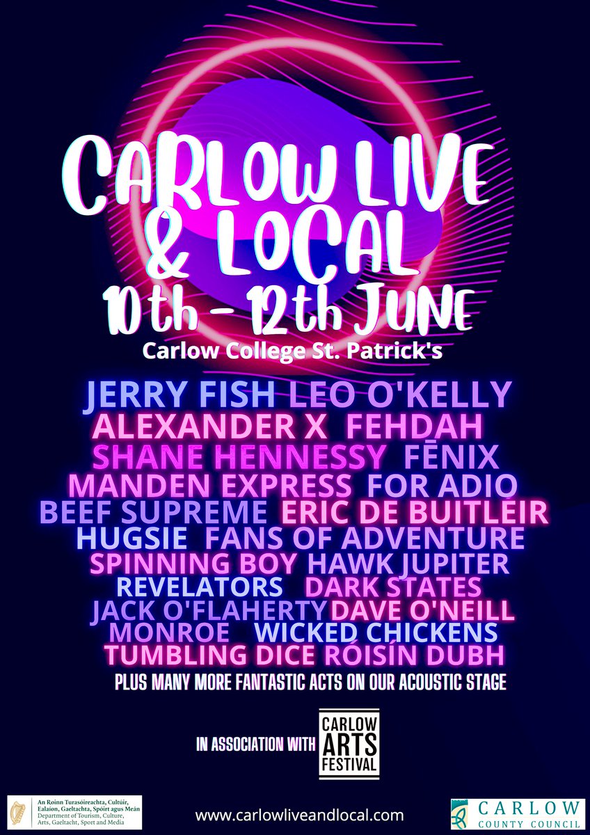 Carlow Live and Local (@carlowlivelocal) on Twitter photo WE ARE BACK!!! Looking forward to seeing you all there.
<a href="/CarlowCollege/">Carlow College</a> <a href="/CarlowArts/">Carlow Arts Festival</a>
#clal #liveandlocal WE ARE BACK!!! Looking forward to seeing you all there.
<a href="/CarlowCollege/">Carlow College</a> <a href="/CarlowArts/">Carlow Arts Festival</a>
#clal #liveandlocal