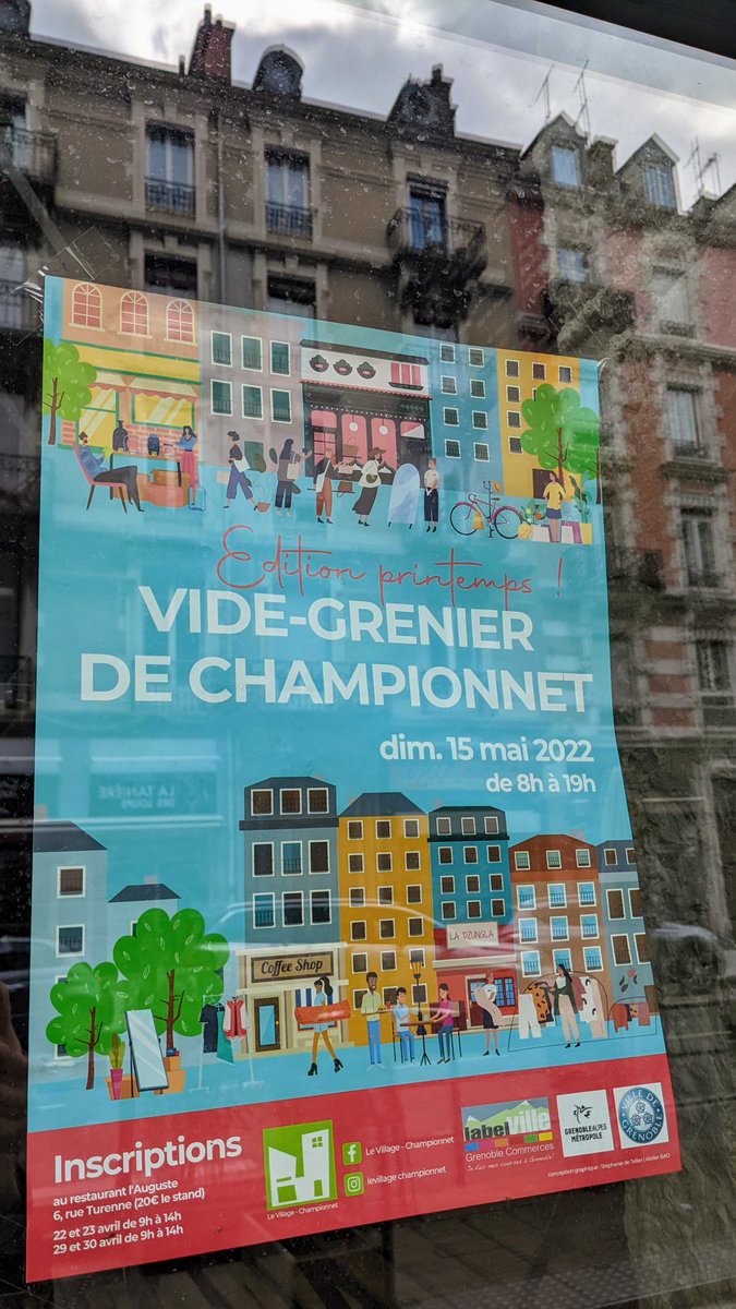 Le vide-grenier #Championnet c'est ce WE, dimanche 15 mai 2022 👍