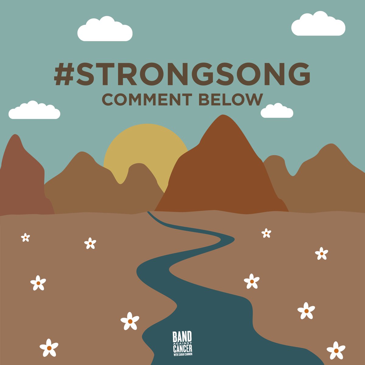 BandVsCancer's tweet photo. Music is powerful. Have you ever heard a song on a bad day that picked you up? Join a band more powerful than any cancer, by sharing your Strong Song and commenting below! #StrongSong https://t.co/jJSDNi7Sj3