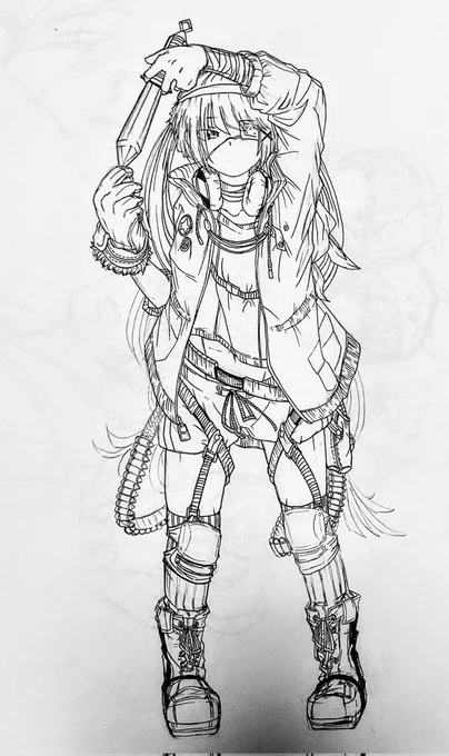 #同じ人が描いたとは思えない絵を貼る
3年後まさか背景描くとは… 