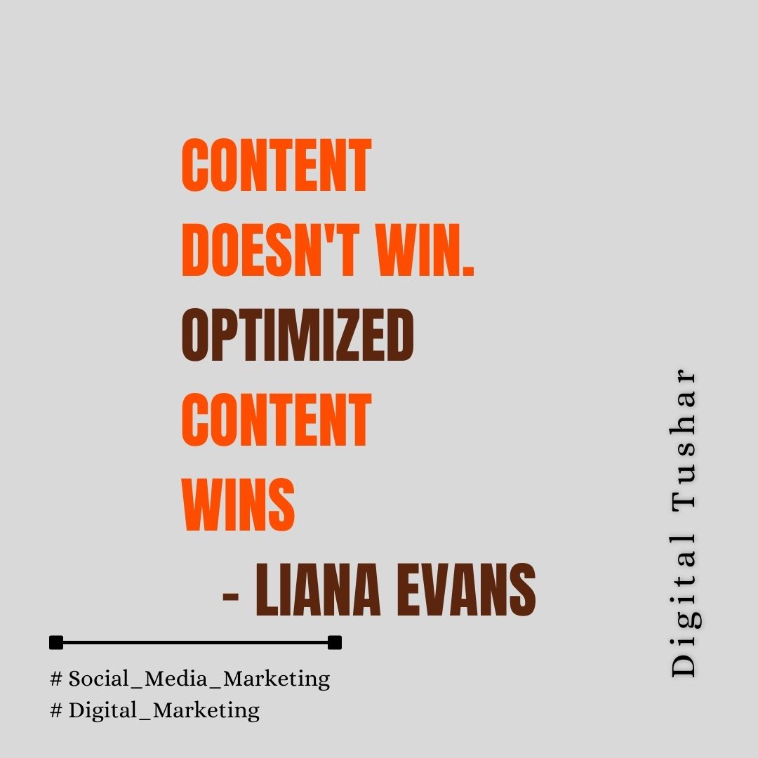 digitaltushar07's tweet photo. "CONTENT DOESN'T WIN OPTIMIZED CONTENT WIN "
.
.
.
#searchengineoptimization #instagrammarketing #seotips #digitalmarketingsolutions #instagram #socialmediamarketingtips #digitalmarketingcompany #advertising #digitalmarketingstrategies #digitalmarketingindia https://t.co/n2u48f6vFG