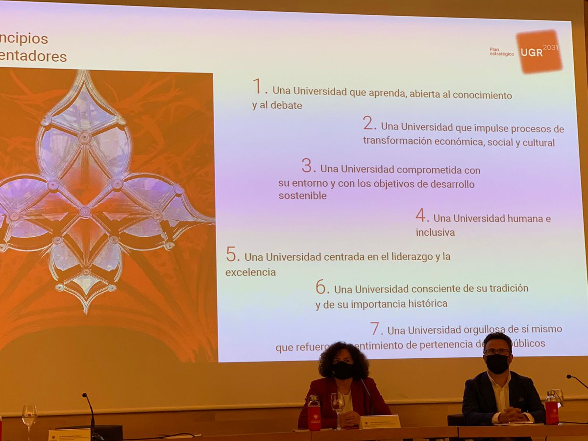 SdelBarrio's tweet photo. Día importante para @CanalUGR al presentar el Plan Estratégico UGR 2031. En lo personal, muy agradecido a nuestra rectora @PilarArandaUGR y al vicerrector #PedroMercado por la confianza otorgada para coordinar este proyecto y a todos los que han participado en este proceso https://t.co/b8TeSQhYQI