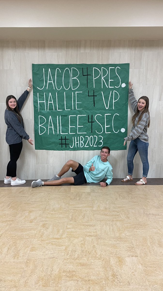 THIS FRIDAY!! Go vote on voting4schools! #JHB2023 as your stuco Executive Board!
