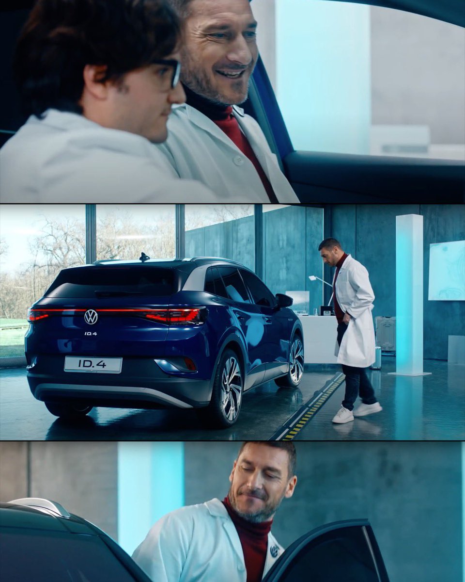 _csfactory's tweet photo. #CameraServiceFactory al fianco di Volkswagen per la realizzazione dello spot di #Volkswagen #Id3 

Protagonista dello spot #FrancescoTotti https://t.co/GQwO1xbY3n