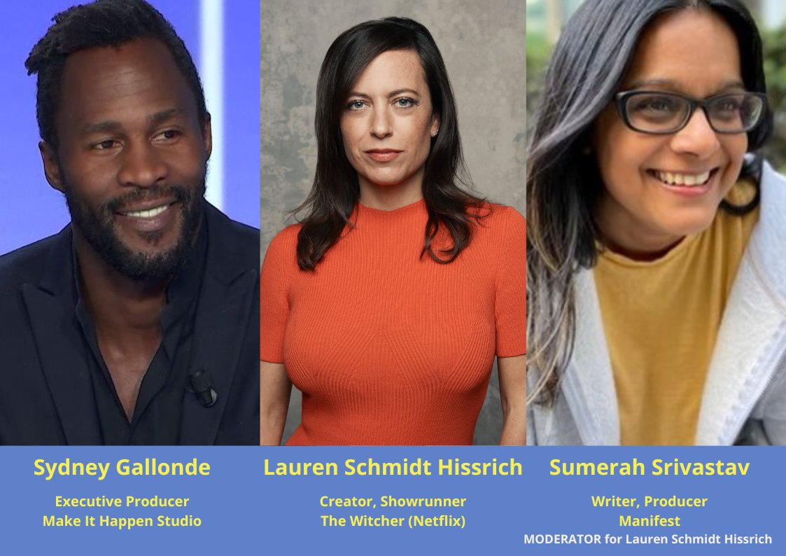 mediaxchangeltd's tweet photo. Great speaker line up for this week's Showrunning Forensics with @LHissrich, moderated by @sumerahas.
Followed by @SydneyGallonde 

For more info on this programme click here: https://t.co/tQTdtAbQbv

#showrunner @MakeItHappenSt #TheWitcher #Manifest #MakeItHappenStudio https://t.co/LlbOzTzl28