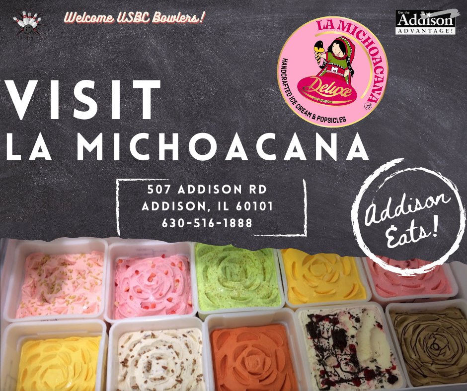 AddisonVillage's tweet photo. You deserve a sweet treat! There's lots to choose from at La Michoacana – ice cream, frozen yogurts, ices and fruit. Enjoy your summer evening! #AddisonEats #USBC https://t.co/RzdItOnMpB