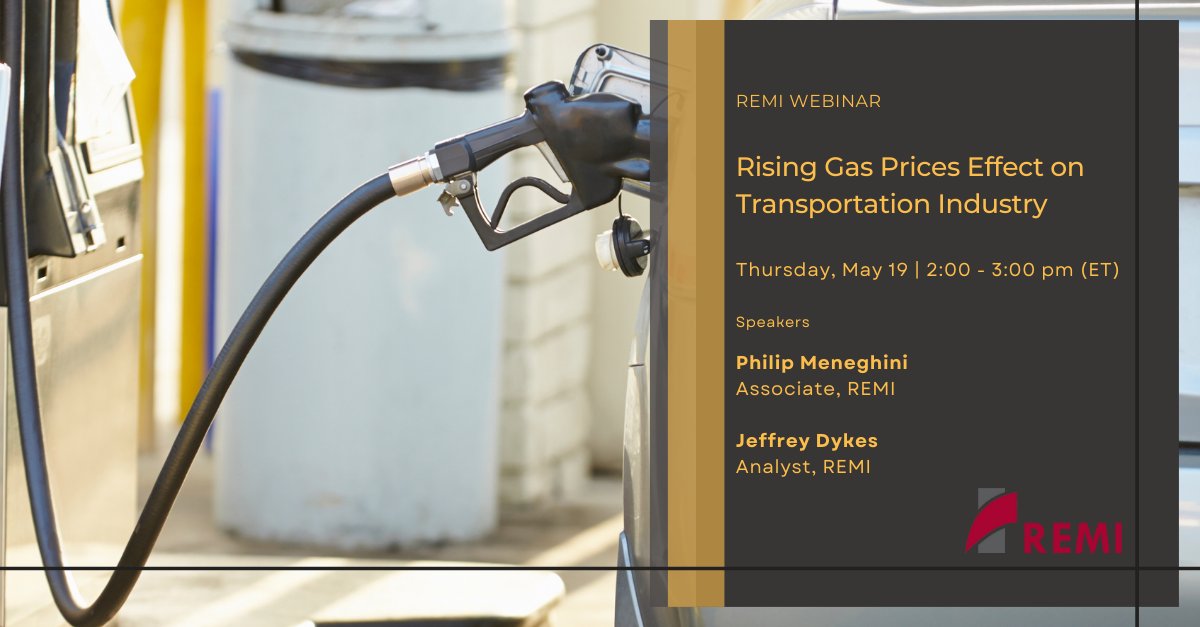 The war has caused severe sanctions to isolate, causing the US to de-globalize gas exchanges with Russia. Due to this, the inflation rate of gas skyrocketed. Join us for our webinar, “Rising Gas Prices Effect on Transportation Industry."

Register: remi.com/event/rising-g…