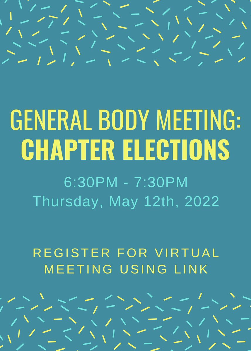 NSBEPhilly's tweet photo. As we prepare for our May General Body Meeting, we will place our focus on Officer Elections. 

This year, we will perform the election of our leaders in a virtual format using electronic ballots.  

Register here: https://t.co/Fj4Iwwn6T4 https://t.co/dJ0B91wGR2