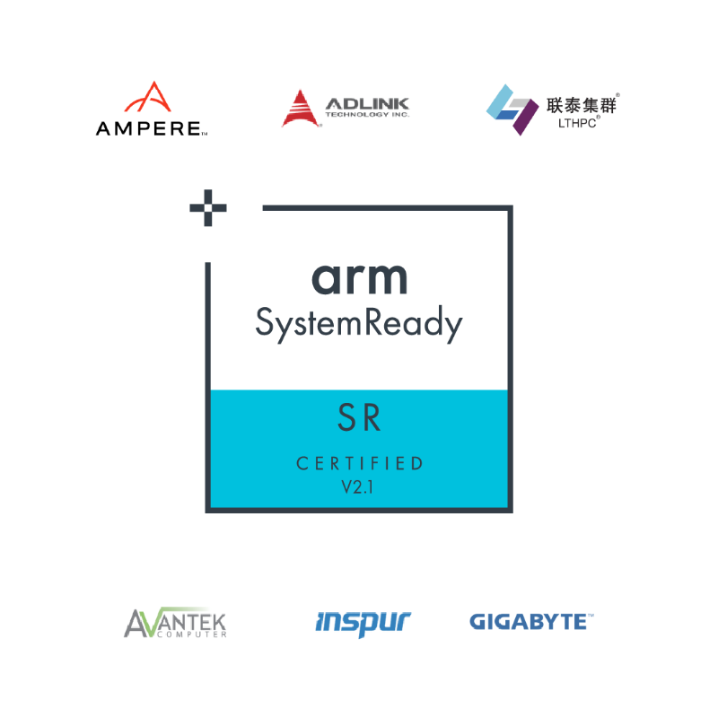 Arm's tweet photo. We're celebrating 50 Arm #SystemReady certifications awarded - congrats to our partners! 🎉

With a choice of SR, ES and IR bands, it's easy to make software just work across Arm-based platforms.

Tried any SystemReady products yet? See the full list 👉 https://t.co/a3Pycctd2H