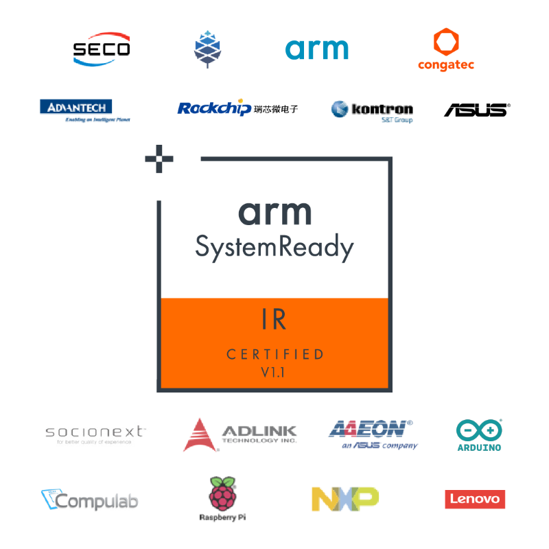 Arm's tweet photo. We're celebrating 50 Arm #SystemReady certifications awarded - congrats to our partners! 🎉

With a choice of SR, ES and IR bands, it's easy to make software just work across Arm-based platforms.

Tried any SystemReady products yet? See the full list 👉 https://t.co/a3Pycctd2H