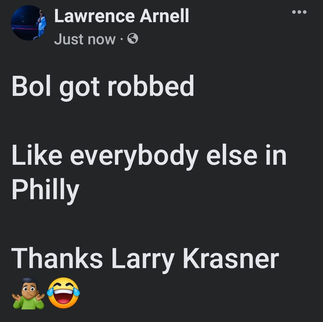 Lawrence Arnell tweet media