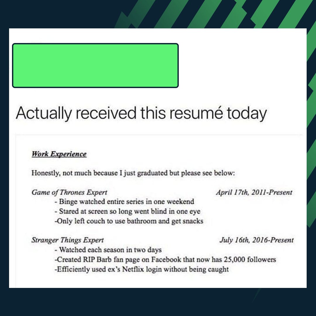 imployable's tweet photo. Skills: 
Dedication to task at hand, 
Follows tasks through to completion, 
Cyber security skills 

#funny #meme #mememonday #recruitment #imployable https://t.co/jstvFAw7P8