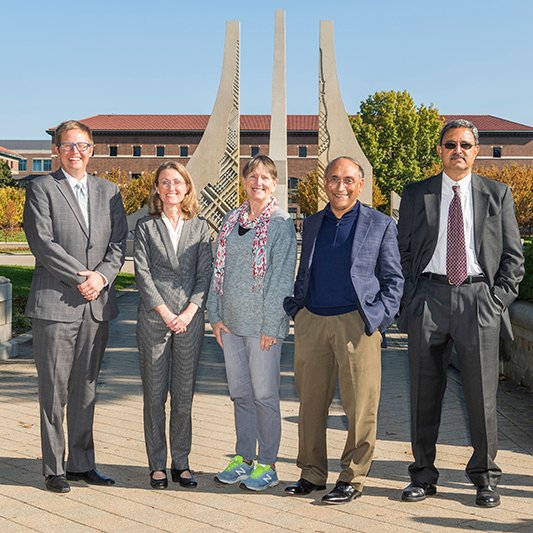 PurdueEngineers's tweet photo. #PurdueEngineering faculty Alina Alexeenko, Carol Handwerker and Ganesh Subbarayan are leading and partnering in two new national projects that will strengthen the pharmaceutical and microelectronics industries through @NIST grants. https://t.co/LndVrF30o7 https://t.co/I7aB3tjWEK