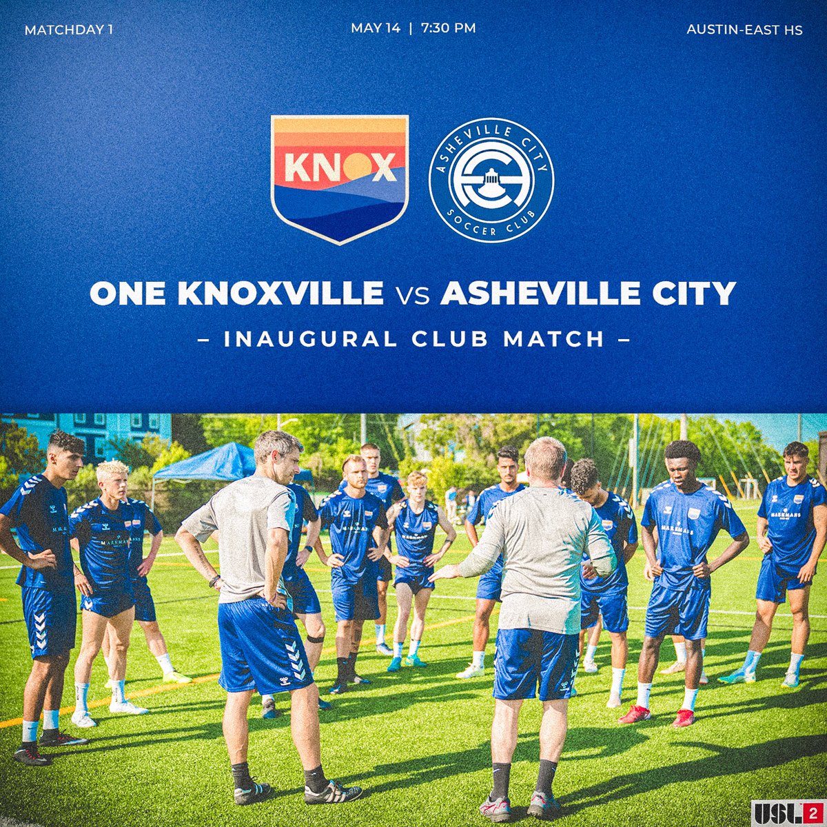 Crush family, we want you to be part of soccer history in Knoxville! This Saturday, at Austin-East, One Knox plays their first ever match against Asheville City. We’ll be there; you should too!
 
oneknoxsc.com/tickets
 
#TOOK