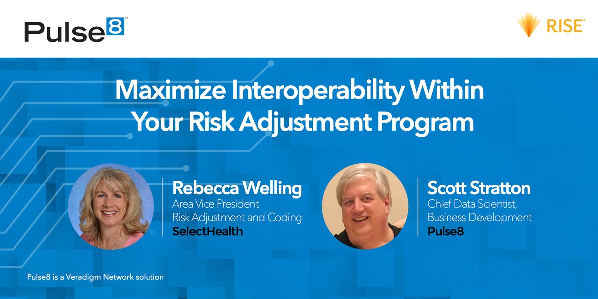 Pulse8News's tweet photo. Want to learn more about how to improve efficiency while maximizing interoperability in your risk adjustment programs? Join our pre-conference workshop [TOMORROW, May 10th at 11 AM] to find out.  | https://t.co/pVBdk2N2yr

#riskadjustment #interoperability #providerengagement https://t.co/KMmZkwkDdf