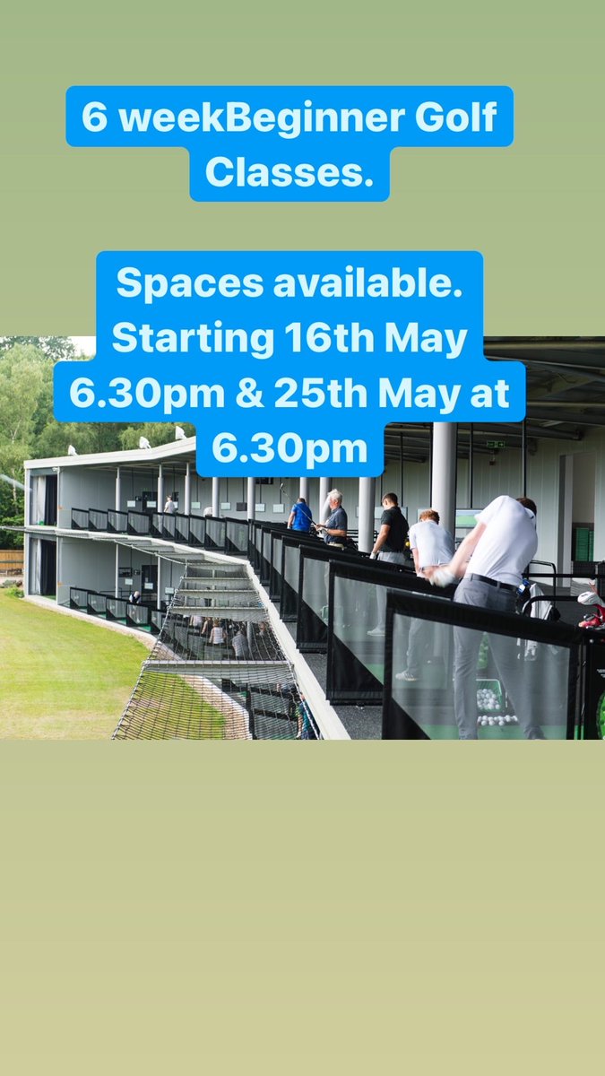 Rhys_Walton's tweet photo. 6 Week Beginner Group Programme Starting Monday 16th May&amp; Wednesday 25th.
@SilvermereGC
 . Covering all areas of the game to get you ready for the course! To book please follow the link below. ⛳️ 

https://t.co/RD1zdFsXxo https://t.co/wDmrABQs4D