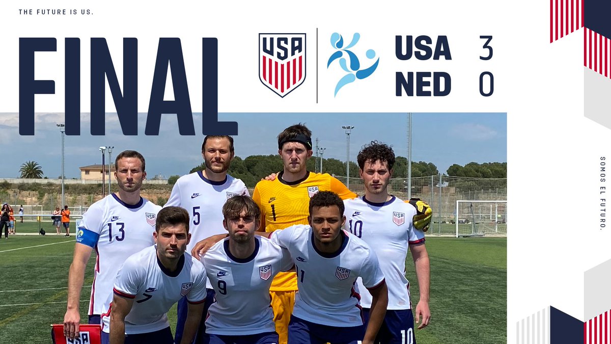 ussoccer_ENT's tweet photo. 🇺🇸 World Cup Quarterfinal 💪

Hat-Trick by 18-year-old Jonah Meyer-Crothers sends the #USparaMNT to the #IFCPFWorldCup Semifinals🙌 https://t.co/TQanuAArVh