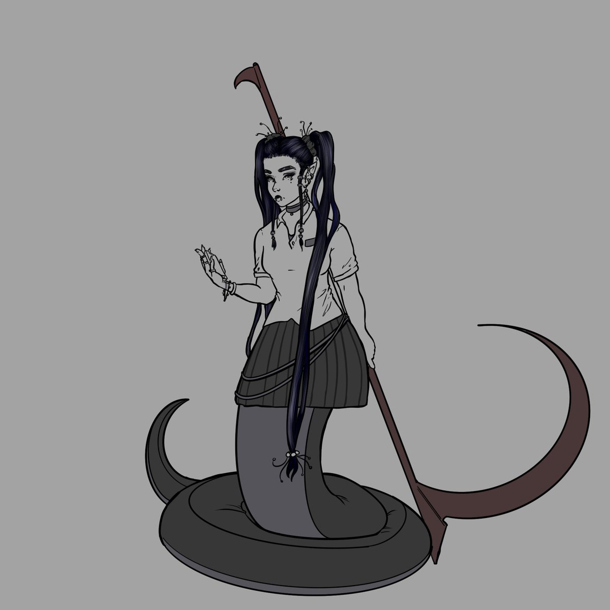 nirriru's tweet photo. Ah. Lamia girl
#Lamia #Fantasy #Doodles https://t.co/TTeUIuf4eR
