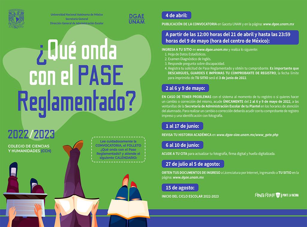 CCHUNAM's tweet photo. #CCHro conoce los pasos para el Pase Reglamentado
@CCHAzcapoUNAM @pulsocchn @CCHVallejo_Ofi @CCHOte_UNAM @cchsur_oficial https://t.co/jhrV8UagWe