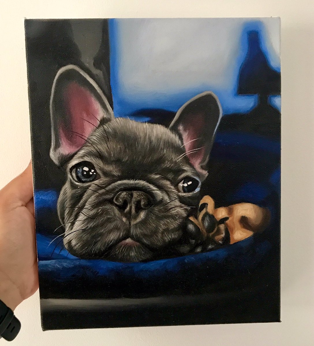 theraviosart's tweet photo. I’m so happy with how my skills are improving with each painting I make 😭🙌🏽 https://t.co/Rs1pgxPUb6