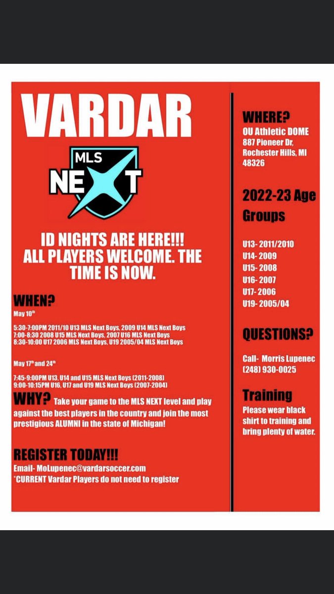 Vardar ECNL Girls tweet media